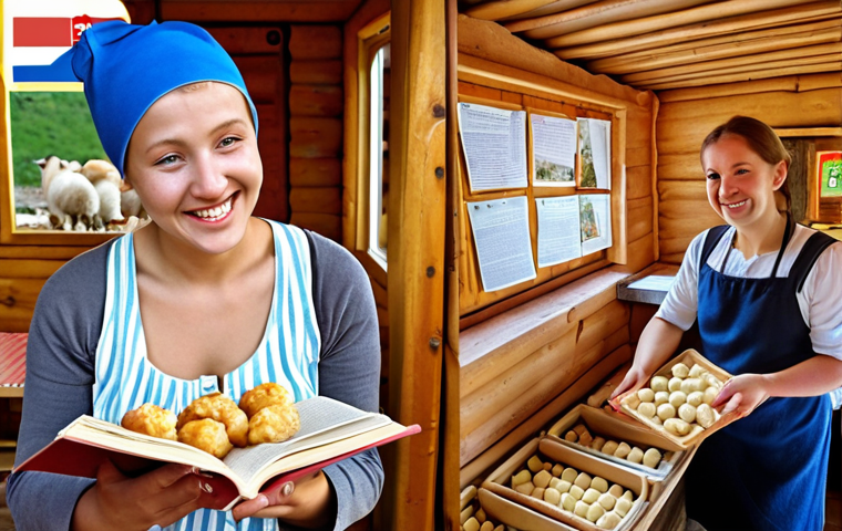 **Image Prompt:** A split-screen image. On the left, a confused person looks at a Slovak grammar textbook filled with declensions. On the right, the same person smiles confidently while ordering "halušky" (Slovakian potato dumplings) at a traditional Slovak "salaš" (shepherd's hut/restaurant). The background should feature rolling hills and a clear blue sky. Focus on warm, inviting colors.